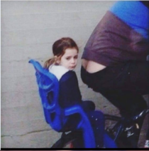 Later on that day Sally taught her self to to ride her own bike