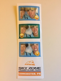 Left in the photo-booth at skyzone in Lancaster PA