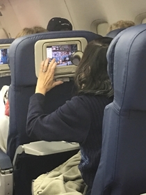 Little old lady on my flight brought a magnifying glass to play the in-flight Eye Spy game