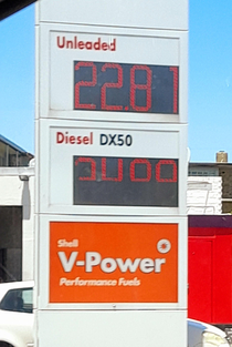 Local petrol station cut diesel prices in half literally