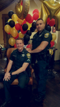 Local Sheriffs deputies taking their prom detail very seriously