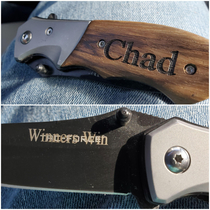 Local shop sells misprints Thought a Chad knife was a good find on its own then I noticed the inscription - best  spent all year