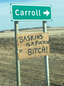 Local town in Iowa got an updated sign