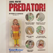 Look Youre Predator toy I made of Mol G H comic