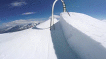 Loop de loop on skis