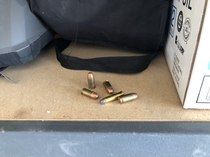 Lucky Me I was cleaning my garage and found  dollars worth of ammo