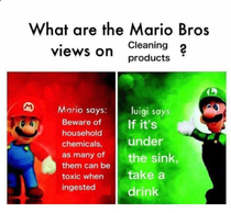 Luigi is the cool uncle