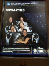 Made my Aunt go on Space Mountain today Dont think she was a fan