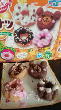 Made some Japanese instant doughnuts