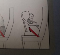 Man-face-baby flight safety rules