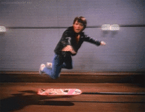 Marty McFly Flying 