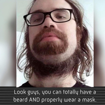 Mask beard No problem