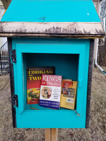 May I present the saddest Little Library ever