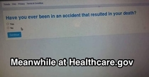 Meanwhile at Healthcaregov