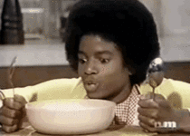 Michael Jackson loves cereal GIF - A classic