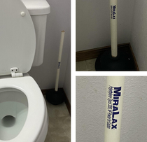 Miralax Youll never plunge your toilet again