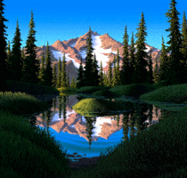 Mirror Lake by Mark Ferrari 