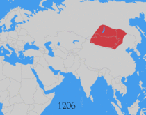 Mongolian Empire map