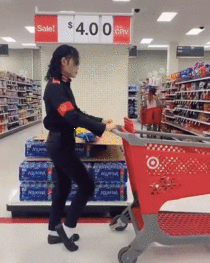 Moonwalking at the Grocery Store