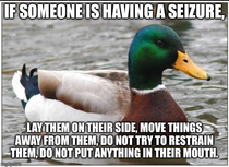 Most seizures arent an emergency and will stop on their own