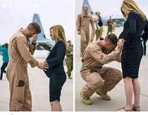 Moving scenes that warm your heart the scene of soldier Meyer kissing the tummy of his pregnant wife after  years of absence