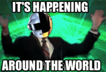 MRW I found out that Daft Punks new album is  in every country Around the World