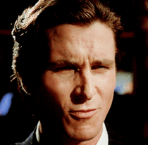 MRW I walk into a Halloween party and see someone dressed as Patrick Bateman