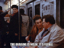 MRW someone on a message board says that Russia is going to kick the Ukraines ass
