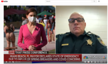 MSNBC Live Broadcast in Miami Beach - Distracted by Thong