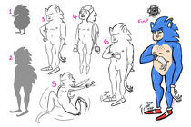 My attempts to draw Sonic without any references At least I got the shoes right