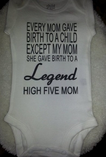 My baby will wear this