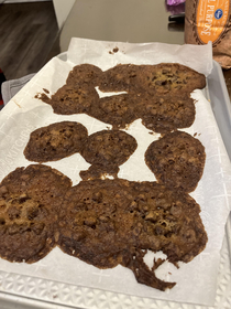 My best friends six year old had a friend over to make cookies The six year olds didnt exactly measure correctly