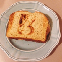 My boss bought me a new toaster after I broke mine at work This is now on every sandwich I make