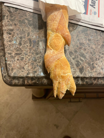 My bread looks like a dogs leg
