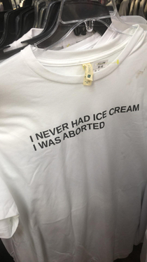 My brother found this shirt at a thrift store