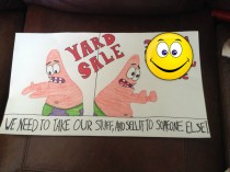 My brother made this for our yard sale I have never been so proud