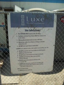 My buddy actually saw this sign on his work site