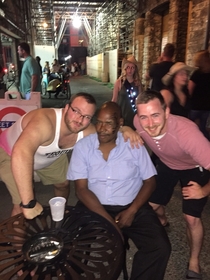My buddy and I were convinced wed found Mike Tyson in an alley in Downtown Nashville last night Told everyone Then looked at the photo this morning Oops