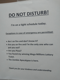 My campus had a bunch of staff leave found this on the HR door due to her doing  different jobs