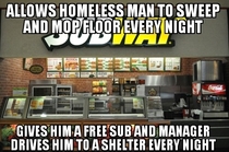 My curiosity got the best of me I present to you good guy subway