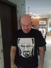 My Dad gets told he looks like Walter White from Breaking Bad all the time My sister and I got him this for Christmas