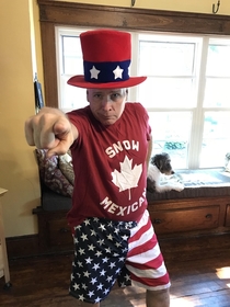 My Dad is a Canadian expat Today hes throwing his first th of July party as an American citizen
