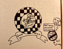 My daughter designed a pizza box Pizza For poor people
