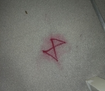 My daughter drew on the carpet with lipstick I dont know whether to clean it or sacrifice a goat