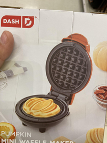 My daughter found this amp says thats not how waffle makers work