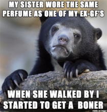 My ex always wore the same perfume when we had sex