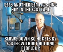 My favorite kind of interstate driver Good Guy Trucker