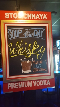 My favorite soup of the day