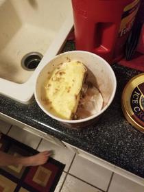 My fiances ice cream eating logic