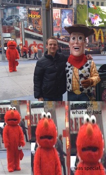 My first thought upon seeing the picture with Woody in Times Square